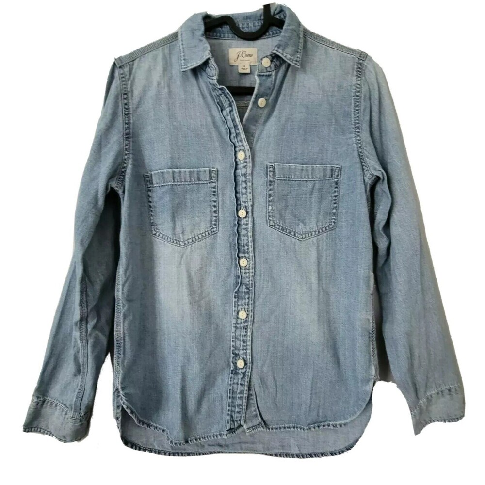 J. Crew Denim Button Down Shirt